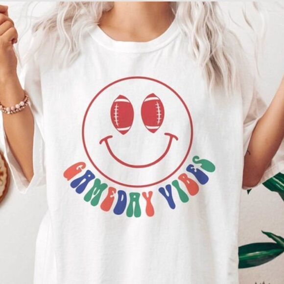 Game Day Vibes Oversized T-Shirt - Picture 1 of 2